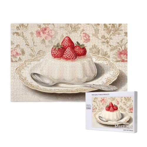 Erdbeere Puzzle 3000 Teile Erwachsene, Groß Puzzle Pudding Muster Design, Jigsaw 122x81cm Size mit Geschenkboxverpackung, Wanddeko Wohnzimmer, Geschenke für Frauen, Geschenke für Männer,Model1054 Erdbeere Puzzle 3000 Teile Erwachsene, Groß Puzzle Pudding Muster Design, Jigsaw 122x81cm Size mit Geschenkboxverpackung, Wanddeko Wohnzimmer, Geschenke für Frauen, Geschenke für Männer,Model1054 von Dozsconz