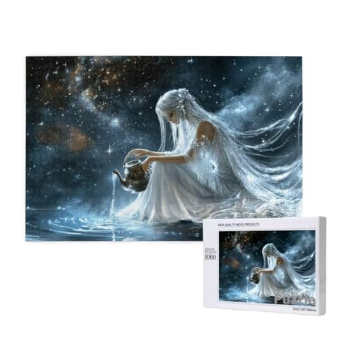 Frau Puzzle 3000 Teile Erwachsene, Groß Puzzle Sternenhimmel Muster Design, Jigsaw 122x81cm Size mit Geschenkboxverpackung, Wanddeko Wohnzimmer, Geschenke für Frauen, Geschenke für Männer,Model252 von Dozsconz