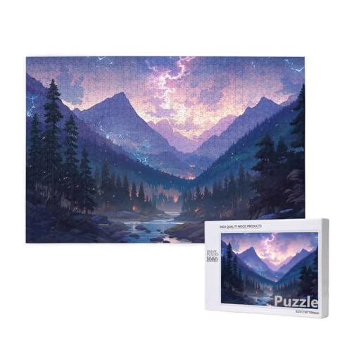 Gebirge Puzzle 2000 Teile Erwachsene, Groß Puzzle Landschaft Muster Design, Jigsaw 99x70cm Size mit Geschenkboxverpackung, Wanddeko Wohnzimmer, Geschenke für Frauen, Geschenke für Männer,Model940 Gebirge Puzzle 2000 Teile Erwachsene, Groß Puzzle Landschaft Muster Design, Jigsaw 99x70cm Size mit Geschenkboxverpackung, Wanddeko Wohnzimmer, Geschenke für Frauen, Geschenke für Männer,Model940 von Dozsconz