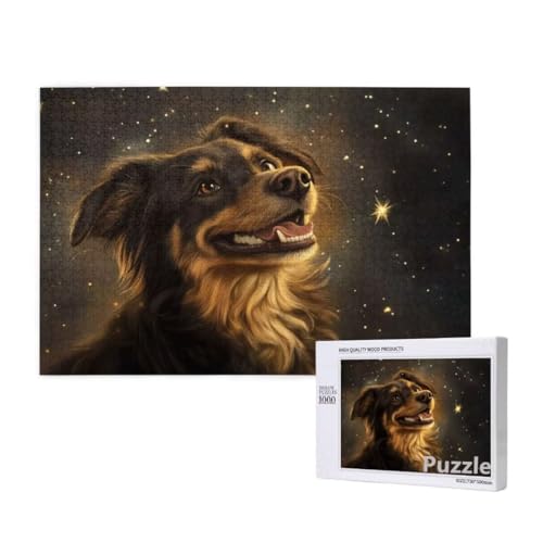 Hund Puzzle 1500 Teile Erwachsene, Groß Puzzle Sternenhimmel Muster Design, Jigsaw 87x57cm Size mit Geschenkboxverpackung, Wanddeko Wohnzimmer, Geschenke für Frauen, Geschenke für Männer,Model760 Hund Puzzle 1500 Teile Erwachsene, Groß Puzzle Sternenhimmel Muster Design, Jigsaw 87x57cm Size mit Geschenkboxverpackung, Wanddeko Wohnzimmer, Geschenke für Frauen, Geschenke für Männer,Model760 von Dozsconz