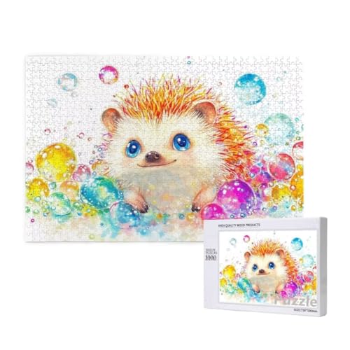 Igel Puzzle 3000 Teile Erwachsene, Groß Puzzle Juwel Muster Design, Holz Jigsaw 122x81cm Size mit Geschenkboxverpackung for Wanddeko Wohnzimmer, Geschenke für Frauen, Geschenke für Männer,Model1534 Igel Puzzle 3000 Teile Erwachsene, Groß Puzzle Juwel Muster Design, Holz Jigsaw 122x81cm Size mit Geschenkboxverpackung for Wanddeko Wohnzimmer, Geschenke für Frauen, Geschenke für Männer,Model1534 von Dozsconz