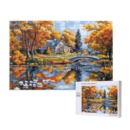 Kabine Puzzle 3000 Teile Erwachsene, Groß Puzzle See Muster Design, Holz Jigsaw 122x81cm Size mit Geschenkboxverpackung for Wanddeko Wohnzimmer, Geschenke für Frauen, Geschenke für Männer,Model1596 Kabine Puzzle 3000 Teile Erwachsene, Groß Puzzle See Muster Design, Holz Jigsaw 122x81cm Size mit Geschenkboxverpackung for Wanddeko Wohnzimmer, Geschenke für Frauen, Geschenke für Männer,Model1596 von Dozsconz