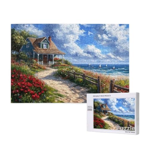 Kabine Puzzle 3000 Teile Erwachsene, Groß Puzzle Strand Muster Design, Holz Jigsaw 122x81cm Size mit Geschenkboxverpackung, Wanddeko Wohnzimmer, Geschenke für Frauen, Geschenke für Männer,Model1278 Kabine Puzzle 3000 Teile Erwachsene, Groß Puzzle Strand Muster Design, Holz Jigsaw 122x81cm Size mit Geschenkboxverpackung, Wanddeko Wohnzimmer, Geschenke für Frauen, Geschenke für Männer,Model1278 von Dozsconz