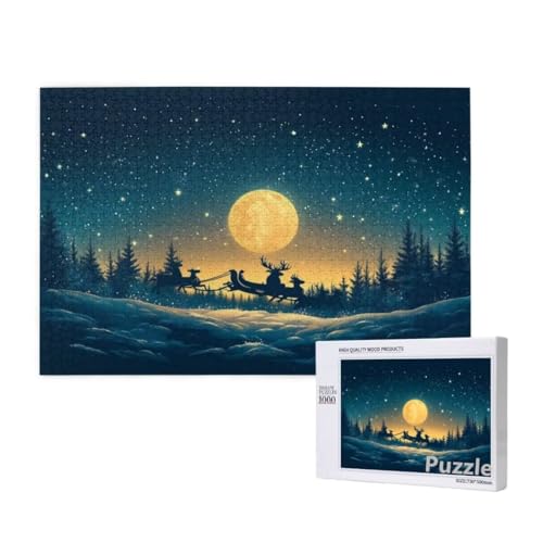 Mond Puzzle 2000 Teile Erwachsene, Groß Puzzle Sternenhimmel Muster Design, Jigsaw 99x70cm Size mit Geschenkboxverpackung, Wanddeko Wohnzimmer, Geschenke für Frauen, Geschenke für Männer,Model1672 Mond Puzzle 2000 Teile Erwachsene, Groß Puzzle Sternenhimmel Muster Design, Jigsaw 99x70cm Size mit Geschenkboxverpackung, Wanddeko Wohnzimmer, Geschenke für Frauen, Geschenke für Männer,Model1672 von Dozsconz