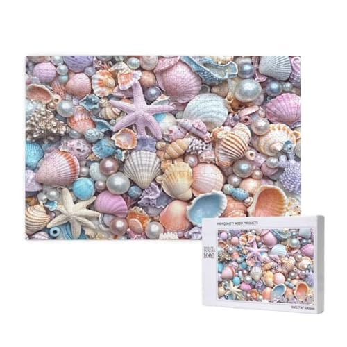 Perle Puzzle 2000 Teile Erwachsene, Groß Puzzle Seestern Muster Design, Holz Jigsaw 99x70cm Size mit Geschenkboxverpackung for Wanddeko Wohnzimmer, Geschenke für Frauen, Geschenke für Männer,Model888 Perle Puzzle 2000 Teile Erwachsene, Groß Puzzle Seestern Muster Design, Holz Jigsaw 99x70cm Size mit Geschenkboxverpackung for Wanddeko Wohnzimmer, Geschenke für Frauen, Geschenke für Männer,Model888 von Dozsconz