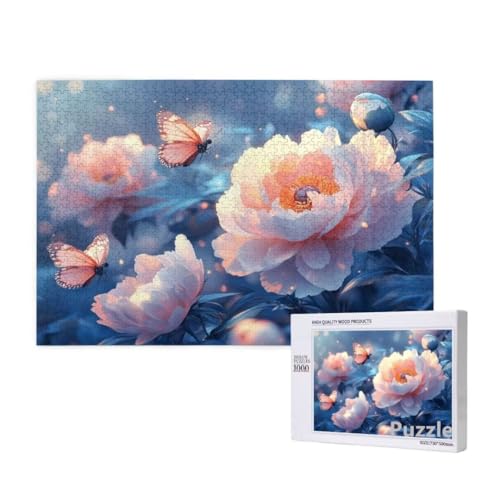 Pfingstrose Puzzle 1500 Teile Erwachsene, Groß Puzzle Rosa Muster Design, Holz Jigsaw 87x57cm Size mit Geschenkboxverpackung, Wanddeko Wohnzimmer, Geschenke für Frauen, Geschenke für Männer,Model1246 Pfingstrose Puzzle 1500 Teile Erwachsene, Groß Puzzle Rosa Muster Design, Holz Jigsaw 87x57cm Size mit Geschenkboxverpackung, Wanddeko Wohnzimmer, Geschenke für Frauen, Geschenke für Männer,Model1246 von Dozsconz