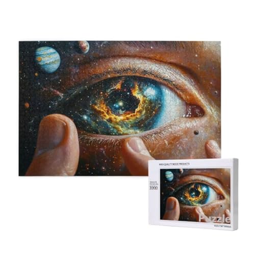 Planet Puzzle 3000 Teile Erwachsene, Groß Puzzle Auge Muster Design, Holz Jigsaw 122x81cm Size mit Geschenkboxverpackung for Wanddeko Wohnzimmer, Geschenke für Frauen, Geschenke für Männer,Model864 Planet Puzzle 3000 Teile Erwachsene, Groß Puzzle Auge Muster Design, Holz Jigsaw 122x81cm Size mit Geschenkboxverpackung for Wanddeko Wohnzimmer, Geschenke für Frauen, Geschenke für Männer,Model864 von Dozsconz