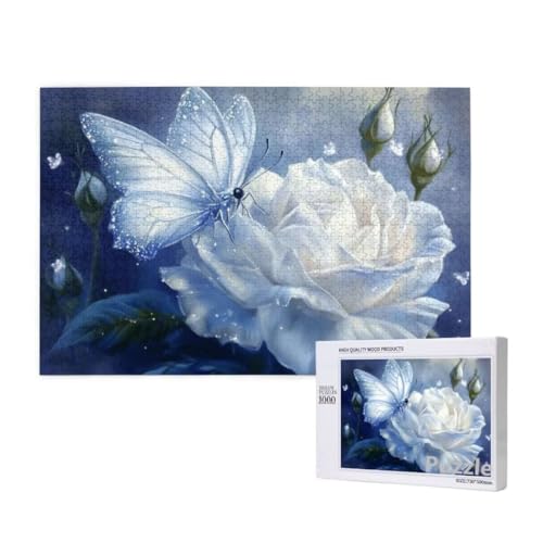 Puzzle 1000 Teile Erwachsene, Blume Puzzle Schmetterling Muster Design, Groß Jigsaw 75x50cm Size mit Geschenkboxverpackung, Wanddeko Wohnzimmer, Geschenke für Frauen, Geschenke für Männer,Model1641 Puzzle 1000 Teile Erwachsene, Blume Puzzle Schmetterling Muster Design, Groß Jigsaw 75x50cm Size mit Geschenkboxverpackung, Wanddeko Wohnzimmer, Geschenke für Frauen, Geschenke für Männer,Model1641 von Dozsconz