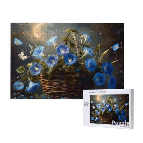 Puzzle 1000 Teile Erwachsene, Blume Puzzle Sternenhimmel Muster Design, Groß Jigsaw 75x50cm Size mit Geschenkboxverpackung, Wanddeko Wohnzimmer, Geschenke für Frauen, Geschenke für Männer,Model1029 Puzzle 1000 Teile Erwachsene, Blume Puzzle Sternenhimmel Muster Design, Groß Jigsaw 75x50cm Size mit Geschenkboxverpackung, Wanddeko Wohnzimmer, Geschenke für Frauen, Geschenke für Männer,Model1029 von Dozsconz
