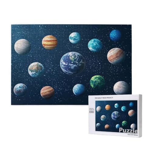Puzzle 1000 Teile Erwachsene, Planet Puzzle Sternenhimmel Muster Design, Groß Jigsaw 75x50cm Size mit Geschenkboxverpackung, Wanddeko Wohnzimmer, Geschenke für Frauen, Geschenke für Männer,Model1593 Puzzle 1000 Teile Erwachsene, Planet Puzzle Sternenhimmel Muster Design, Groß Jigsaw 75x50cm Size mit Geschenkboxverpackung, Wanddeko Wohnzimmer, Geschenke für Frauen, Geschenke für Männer,Model1593 von Dozsconz