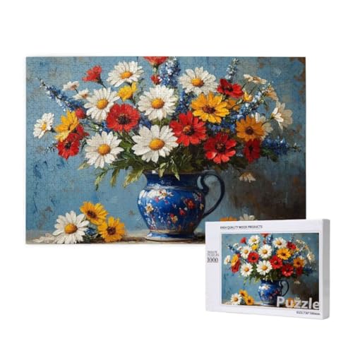 Puzzle 1500 Teile Erwachsene, Blume Puzzle Farbe Muster Design, Groß Holz Jigsaw 87x57cm Size mit Geschenkboxverpackung for Wanddeko Wohnzimmer, Geschenke für Frauen, Geschenke für Männer,Model1611 Puzzle 1500 Teile Erwachsene, Blume Puzzle Farbe Muster Design, Groß Holz Jigsaw 87x57cm Size mit Geschenkboxverpackung for Wanddeko Wohnzimmer, Geschenke für Frauen, Geschenke für Männer,Model1611 von Dozsconz