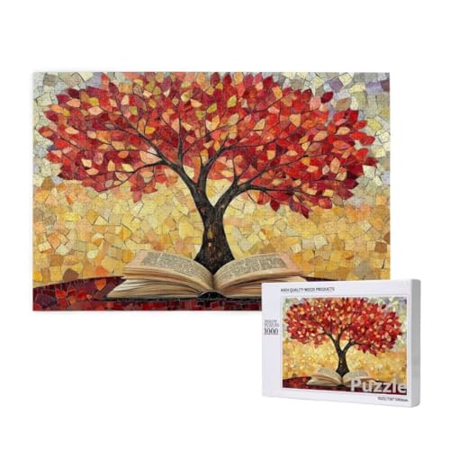 Puzzle 1500 Teile Erwachsene, Buch Puzzle Baum Muster Design, Groß Holz Jigsaw 87x57cm Size mit Geschenkboxverpackung for Wanddeko Wohnzimmer, Geschenke für Frauen, Geschenke für Männer,Model743 Puzzle 1500 Teile Erwachsene, Buch Puzzle Baum Muster Design, Groß Holz Jigsaw 87x57cm Size mit Geschenkboxverpackung for Wanddeko Wohnzimmer, Geschenke für Frauen, Geschenke für Männer,Model743 von Dozsconz