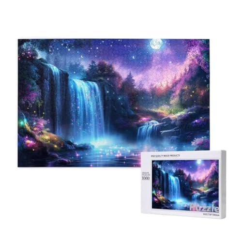 Puzzle 1500 Teile Erwachsene, Fallen Puzzle Mond Muster Design, Groß Holz Jigsaw 87x57cm Size mit Geschenkboxverpackung for Wanddeko Wohnzimmer, Geschenke für Frauen, Geschenke für Männer,Model1651 Puzzle 1500 Teile Erwachsene, Fallen Puzzle Mond Muster Design, Groß Holz Jigsaw 87x57cm Size mit Geschenkboxverpackung for Wanddeko Wohnzimmer, Geschenke für Frauen, Geschenke für Männer,Model1651 von Dozsconz