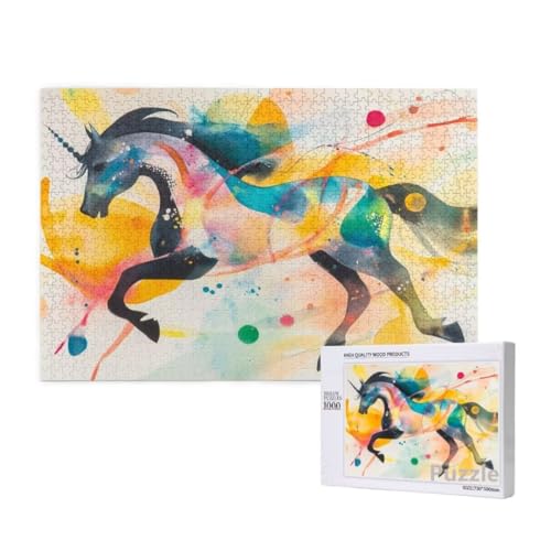 Puzzle 1500 Teile Erwachsene, Pferd Puzzle Kunst Muster Design, Groß Holz Jigsaw 87x57cm Size mit Geschenkboxverpackung for Wanddeko Wohnzimmer, Geschenke für Frauen, Geschenke für Männer,Model1351 Puzzle 1500 Teile Erwachsene, Pferd Puzzle Kunst Muster Design, Groß Holz Jigsaw 87x57cm Size mit Geschenkboxverpackung for Wanddeko Wohnzimmer, Geschenke für Frauen, Geschenke für Männer,Model1351 von Dozsconz