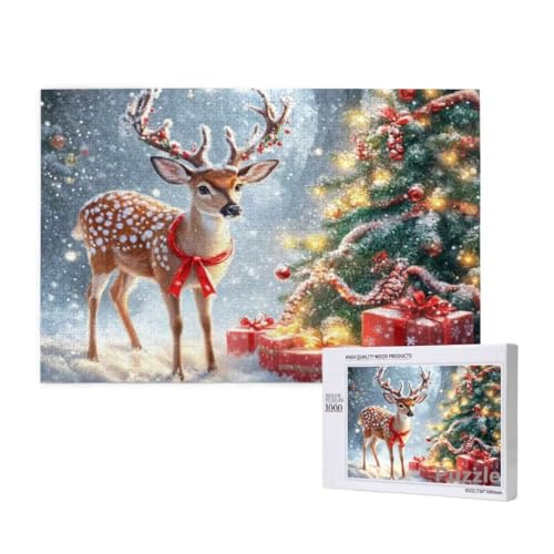 Puzzle 1500 Teile Erwachsene, REH Puzzle Geschenk Muster Design, Groß Holz Jigsaw 87x57cm Size mit Geschenkboxverpackung for Wanddeko Wohnzimmer, Geschenke für Frauen, Geschenke für Männer,Model413 Puzzle 1500 Teile Erwachsene, REH Puzzle Geschenk Muster Design, Groß Holz Jigsaw 87x57cm Size mit Geschenkboxverpackung for Wanddeko Wohnzimmer, Geschenke für Frauen, Geschenke für Männer,Model413 von Dozsconz