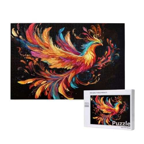 Puzzle 1500 Teile Erwachsene, Suzaku Puzzle Farbe Muster Design, Groß Holz Jigsaw 87x57cm Size mit Geschenkboxverpackung for Wanddeko Wohnzimmer, Geschenke für Frauen, Geschenke für Männer,Model587 Puzzle 1500 Teile Erwachsene, Suzaku Puzzle Farbe Muster Design, Groß Holz Jigsaw 87x57cm Size mit Geschenkboxverpackung for Wanddeko Wohnzimmer, Geschenke für Frauen, Geschenke für Männer,Model587 von Dozsconz