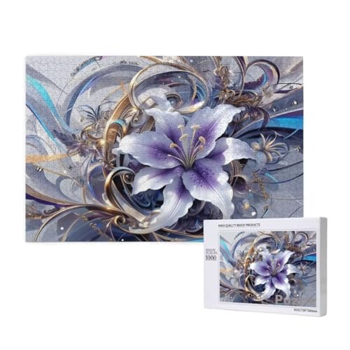 Puzzle 2000 Teile Erwachsene, Fantasie Puzzle Blume Muster Design, Groß Holz Jigsaw 99x70cm Size mit Geschenkboxverpackung for Wanddeko Wohnzimmer, Geschenke für Frauen, Geschenke für Männer,Model5 Puzzle 2000 Teile Erwachsene, Fantasie Puzzle Blume Muster Design, Groß Holz Jigsaw 99x70cm Size mit Geschenkboxverpackung for Wanddeko Wohnzimmer, Geschenke für Frauen, Geschenke für Männer,Model5 von Dozsconz