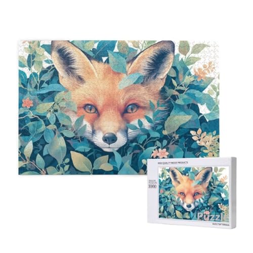 Puzzle 2000 Teile Erwachsene, Fuchs Puzzle anlage Muster Design, Groß Holz Jigsaw 99x70cm Size mit Geschenkboxverpackung for Wanddeko Wohnzimmer, Geschenke für Frauen, Geschenke für Männer,Model783 Puzzle 2000 Teile Erwachsene, Fuchs Puzzle anlage Muster Design, Groß Holz Jigsaw 99x70cm Size mit Geschenkboxverpackung for Wanddeko Wohnzimmer, Geschenke für Frauen, Geschenke für Männer,Model783 von Dozsconz