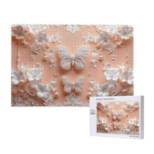 Puzzle 2000 Teile Erwachsene, Ja Puzzle Perle Muster Design, Groß Holz Jigsaw 99x70cm Size mit Geschenkboxverpackung for Wanddeko Wohnzimmer, Geschenke für Frauen, Geschenke für Männer,Model1047 von Dozsconz