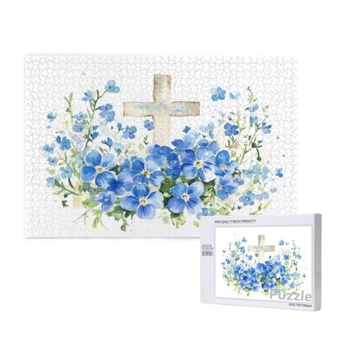 Puzzle 2000 Teile Erwachsene, Kreuzen Puzzle Blume Muster Design, Groß Holz Jigsaw 99x70cm Size mit Geschenkboxverpackung, Wanddeko Wohnzimmer, Geschenke für Frauen, Geschenke für Männer,Model1663 Puzzle 2000 Teile Erwachsene, Kreuzen Puzzle Blume Muster Design, Groß Holz Jigsaw 99x70cm Size mit Geschenkboxverpackung, Wanddeko Wohnzimmer, Geschenke für Frauen, Geschenke für Männer,Model1663 von Dozsconz