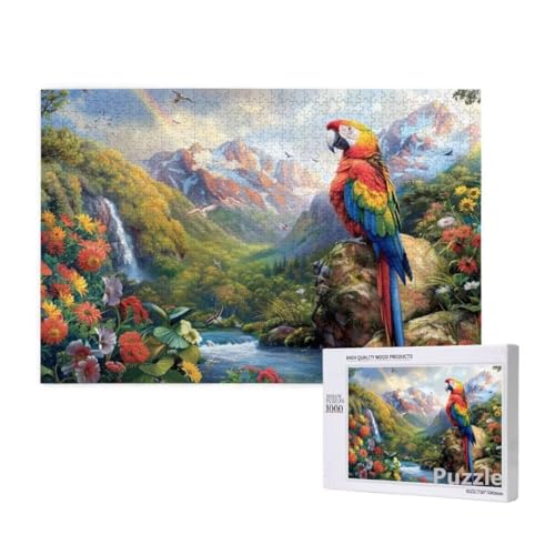 Puzzle 2000 Teile Erwachsene, Papagei Puzzle Fallen Muster Design, Groß Holz Jigsaw 99x70cm Size mit Geschenkboxverpackung, Wanddeko Wohnzimmer, Geschenke für Frauen, Geschenke für Männer,Model1337 Puzzle 2000 Teile Erwachsene, Papagei Puzzle Fallen Muster Design, Groß Holz Jigsaw 99x70cm Size mit Geschenkboxverpackung, Wanddeko Wohnzimmer, Geschenke für Frauen, Geschenke für Männer,Model1337 von Dozsconz