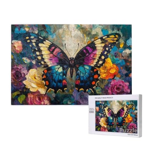 Puzzle 2000 Teile Erwachsene, Schmetterling Puzzle Kunst Muster Design, Groß Jigsaw 99x70cm Size mit Geschenkboxverpackung, Wanddeko Wohnzimmer, Geschenke für Frauen, Geschenke für Männer,Model209 Puzzle 2000 Teile Erwachsene, Schmetterling Puzzle Kunst Muster Design, Groß Jigsaw 99x70cm Size mit Geschenkboxverpackung, Wanddeko Wohnzimmer, Geschenke für Frauen, Geschenke für Männer,Model209 von Dozsconz