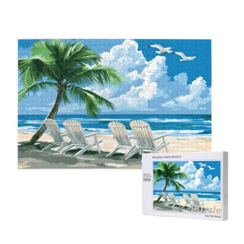 Puzzle 2000 Teile Erwachsene, Strand Puzzle Landschaft Muster Design, Groß Jigsaw 99x70cm Size mit Geschenkboxverpackung, Wanddeko Wohnzimmer, Geschenke für Frauen, Geschenke für Männer,Model1649 Puzzle 2000 Teile Erwachsene, Strand Puzzle Landschaft Muster Design, Groß Jigsaw 99x70cm Size mit Geschenkboxverpackung, Wanddeko Wohnzimmer, Geschenke für Frauen, Geschenke für Männer,Model1649 von Dozsconz