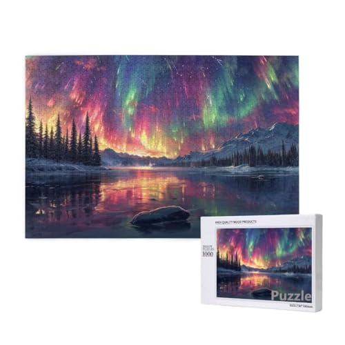 Puzzle 3000 Teile Erwachsene, Aurora Puzzle Landschaft Muster Design, Groß Jigsaw 122x81cm Size mit Geschenkboxverpackung, Wanddeko Wohnzimmer, Geschenke für Frauen, Geschenke für Männer,Model35 von Dozsconz