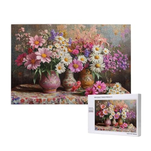 Puzzle 3000 Teile Erwachsene, Blume Puzzle Farbe Muster Design, Groß Holz Jigsaw 122x81cm Size mit Geschenkboxverpackung for Wanddeko Wohnzimmer, Geschenke für Frauen, Geschenke für Männer,Model369 Puzzle 3000 Teile Erwachsene, Blume Puzzle Farbe Muster Design, Groß Holz Jigsaw 122x81cm Size mit Geschenkboxverpackung for Wanddeko Wohnzimmer, Geschenke für Frauen, Geschenke für Männer,Model369 von Dozsconz