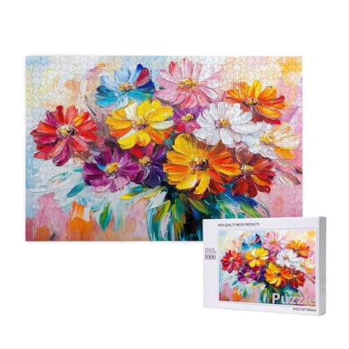 Puzzle 3000 Teile Erwachsene, Blume Puzzle Farbe Muster Design, Groß Holz Jigsaw 122x81cm Size mit Geschenkboxverpackung for Wanddeko Wohnzimmer, Geschenke für Frauen, Geschenke für Männer,Model933 Puzzle 3000 Teile Erwachsene, Blume Puzzle Farbe Muster Design, Groß Holz Jigsaw 122x81cm Size mit Geschenkboxverpackung for Wanddeko Wohnzimmer, Geschenke für Frauen, Geschenke für Männer,Model933 von Dozsconz