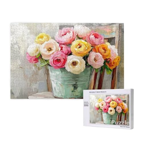 Puzzle 3000 Teile Erwachsene, Blume Puzzle Kunst Muster Design, Groß Holz Jigsaw 122x81cm Size mit Geschenkboxverpackung for Wanddeko Wohnzimmer, Geschenke für Frauen, Geschenke für Männer,Model819 Puzzle 3000 Teile Erwachsene, Blume Puzzle Kunst Muster Design, Groß Holz Jigsaw 122x81cm Size mit Geschenkboxverpackung for Wanddeko Wohnzimmer, Geschenke für Frauen, Geschenke für Männer,Model819 von Dozsconz