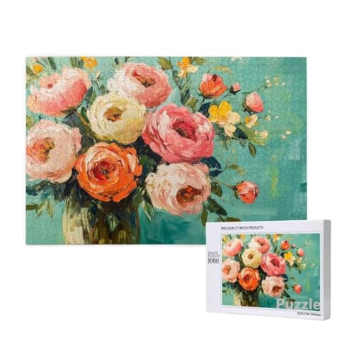 Puzzle 3000 Teile Erwachsene, Blume Puzzle anlage Muster Design, Groß Holz Jigsaw 122x81cm Size mit Geschenkboxverpackung, Wanddeko Wohnzimmer, Geschenke für Frauen, Geschenke für Männer,Model1185 Puzzle 3000 Teile Erwachsene, Blume Puzzle anlage Muster Design, Groß Holz Jigsaw 122x81cm Size mit Geschenkboxverpackung, Wanddeko Wohnzimmer, Geschenke für Frauen, Geschenke für Männer,Model1185 von Dozsconz