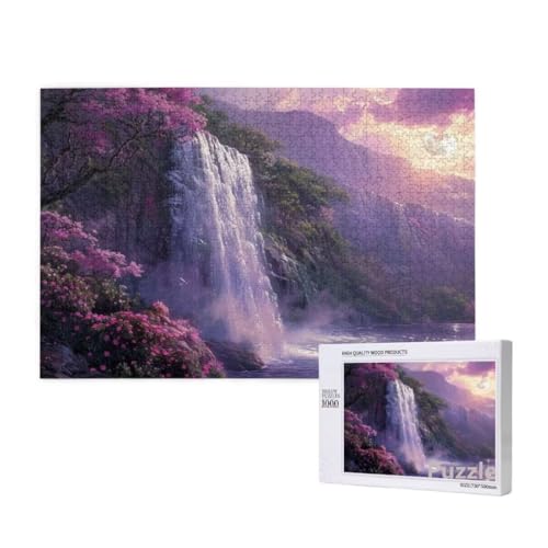 Puzzle 3000 Teile Erwachsene, Fallen Puzzle Landschaft Muster Design, Groß Jigsaw 122x81cm Size mit Geschenkboxverpackung, Wanddeko Wohnzimmer, Geschenke für Frauen, Geschenke für Männer,Model1243 von Dozsconz