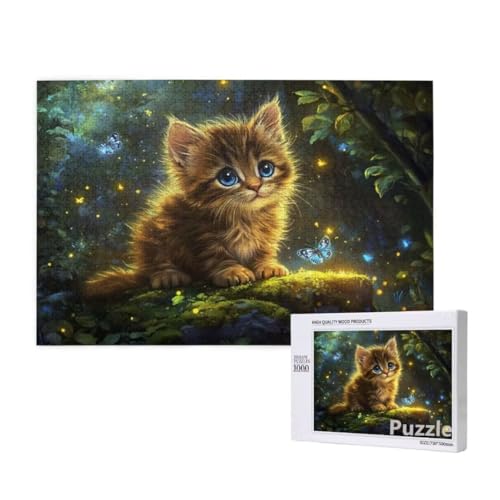 Puzzle 3000 Teile Erwachsene, Katze Puzzle Wald Muster Design, Groß Holz Jigsaw 122x81cm Size mit Geschenkboxverpackung for Wanddeko Wohnzimmer, Geschenke für Frauen, Geschenke für Männer,Model789 Puzzle 3000 Teile Erwachsene, Katze Puzzle Wald Muster Design, Groß Holz Jigsaw 122x81cm Size mit Geschenkboxverpackung for Wanddeko Wohnzimmer, Geschenke für Frauen, Geschenke für Männer,Model789 von Dozsconz