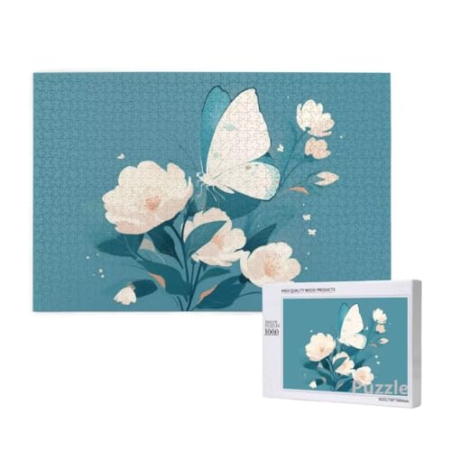 Puzzle 3000 Teile Erwachsene, Schmetterling Puzzle Blume Muster Design, Groß Jigsaw 122x81cm Size mit Geschenkboxverpackung, Wanddeko Wohnzimmer, Geschenke für Frauen, Geschenke für Männer,Model1059 Puzzle 3000 Teile Erwachsene, Schmetterling Puzzle Blume Muster Design, Groß Jigsaw 122x81cm Size mit Geschenkboxverpackung, Wanddeko Wohnzimmer, Geschenke für Frauen, Geschenke für Männer,Model1059 von Dozsconz