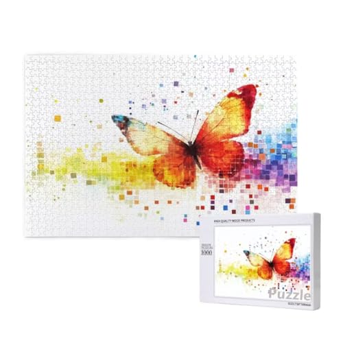 Puzzle 3000 Teile Erwachsene, Schmetterling Puzzle Kunst Muster Design, Groß Jigsaw 122x81cm Size mit Geschenkboxverpackung, Wanddeko Wohnzimmer, Geschenke für Frauen, Geschenke für Männer,Model1659 von Dozsconz