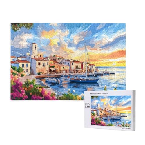 Puzzle 3000 Teile Erwachsene, Stadt Puzzle Landschaft Muster Design, Groß Jigsaw 122x81cm Size mit Geschenkboxverpackung, Wanddeko Wohnzimmer, Geschenke für Frauen, Geschenke für Männer,Model1419 Puzzle 3000 Teile Erwachsene, Stadt Puzzle Landschaft Muster Design, Groß Jigsaw 122x81cm Size mit Geschenkboxverpackung, Wanddeko Wohnzimmer, Geschenke für Frauen, Geschenke für Männer,Model1419 von Dozsconz