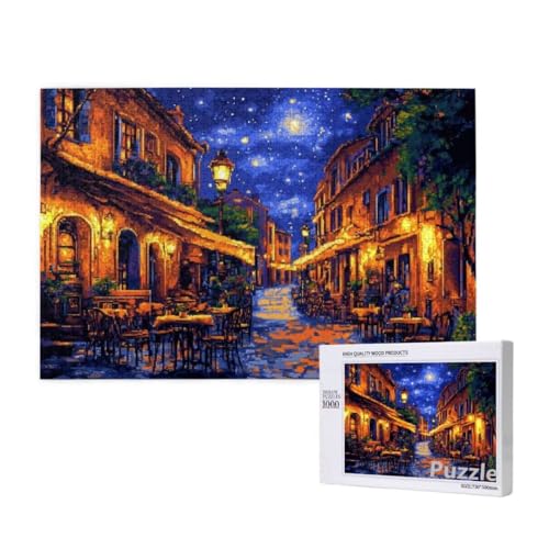 Puzzle 3000 Teile Erwachsene, StraßE Puzzle Sternenhimmel Muster Design, Groß Jigsaw 122x81cm Size mit Geschenkboxverpackung, Wanddeko Wohnzimmer, Geschenke für Frauen, Männer Geschenke,Model1629 Puzzle 3000 Teile Erwachsene, StraßE Puzzle Sternenhimmel Muster Design, Groß Jigsaw 122x81cm Size mit Geschenkboxverpackung, Wanddeko Wohnzimmer, Geschenke für Frauen, Männer Geschenke,Model1629 von Dozsconz