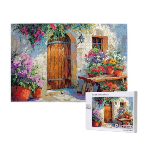 Puzzle 3000 Teile Erwachsene, TüR Puzzle Blume Muster Design, Groß Holz Jigsaw 122x81cm Size mit Geschenkboxverpackung for Wanddeko Wohnzimmer, Geschenke für Frauen, Geschenke für Männer,Model1359 Puzzle 3000 Teile Erwachsene, TüR Puzzle Blume Muster Design, Groß Holz Jigsaw 122x81cm Size mit Geschenkboxverpackung for Wanddeko Wohnzimmer, Geschenke für Frauen, Geschenke für Männer,Model1359 von Dozsconz