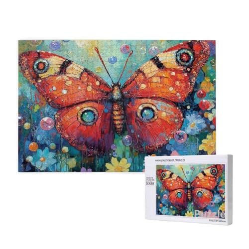 Schmetterling Puzzle 3000 Teile Erwachsene, Groß Puzzle abstrakt Muster, Holz Jigsaw 122x81cm Size mit Geschenkboxverpackung, Wanddeko Wohnzimmer, Geschenke für Frauen, Geschenke für Männer,Model1068 Schmetterling Puzzle 3000 Teile Erwachsene, Groß Puzzle abstrakt Muster, Holz Jigsaw 122x81cm Size mit Geschenkboxverpackung, Wanddeko Wohnzimmer, Geschenke für Frauen, Geschenke für Männer,Model1068 von Dozsconz