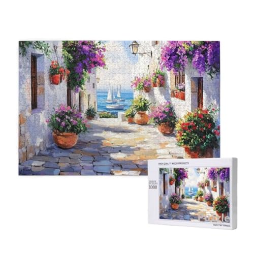 StraßE Puzzle 3000 Teile Erwachsene, Groß Puzzle Blume Muster Design, Holz Jigsaw 122x81cm Size mit Geschenkboxverpackung for Wanddeko Wohnzimmer, Geschenke für Frauen, Geschenke für Männer,Model800 StraßE Puzzle 3000 Teile Erwachsene, Groß Puzzle Blume Muster Design, Holz Jigsaw 122x81cm Size mit Geschenkboxverpackung for Wanddeko Wohnzimmer, Geschenke für Frauen, Geschenke für Männer,Model800 von Dozsconz