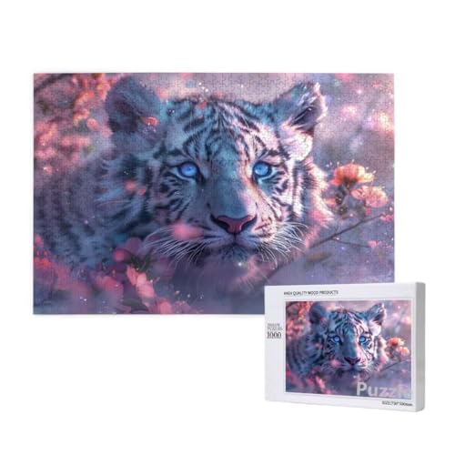 Tiger Puzzle 1500 Teile Erwachsene, Groß Puzzle Blume Muster Design, Holz Jigsaw 87x57cm Size mit Geschenkboxverpackung for Wanddeko Wohnzimmer, Geschenke für Frauen, Geschenke für Männer,Model1514 Tiger Puzzle 1500 Teile Erwachsene, Groß Puzzle Blume Muster Design, Holz Jigsaw 87x57cm Size mit Geschenkboxverpackung for Wanddeko Wohnzimmer, Geschenke für Frauen, Geschenke für Männer,Model1514 von Dozsconz
