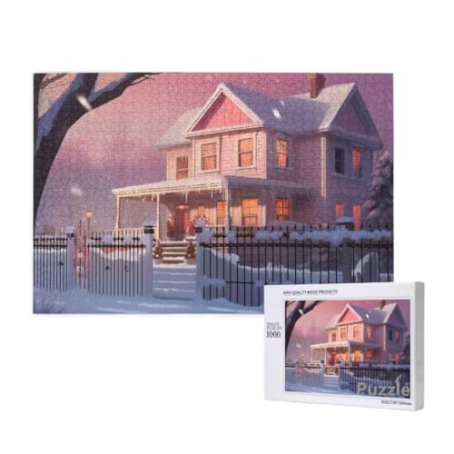 Villa Puzzle 3000 Teile Erwachsene, Groß Puzzle Architektur Muster Design, Jigsaw 122x81cm Size mit Geschenkboxverpackung, Wanddeko Wohnzimmer, Geschenke für Frauen, Geschenke für Männer,Model356 von Dozsconz
