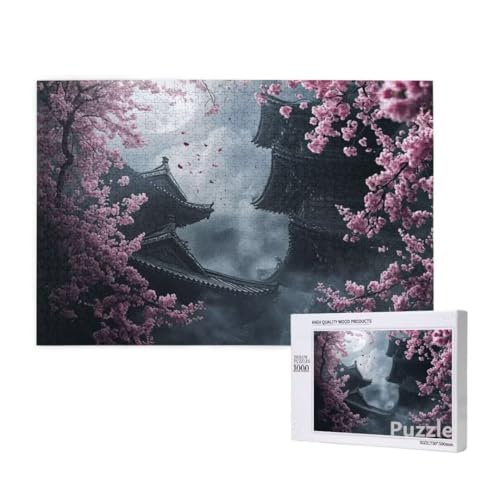 antike GebäUde Puzzle 3000 Teile Erwachsene, Groß Puzzle KirschblüTen Muster, Jigsaw 122x81cm Size mit Geschenkboxverpackung, Wanddeko Wohnzimmer, Geschenke für Frauen, Geschenke für Männer,Model1490 antike GebäUde Puzzle 3000 Teile Erwachsene, Groß Puzzle KirschblüTen Muster, Jigsaw 122x81cm Size mit Geschenkboxverpackung, Wanddeko Wohnzimmer, Geschenke für Frauen, Geschenke für Männer,Model1490 von Dozsconz