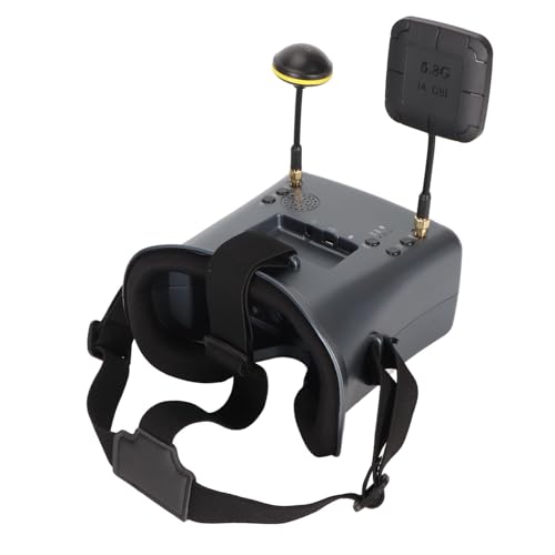 Dpofirs 5,8 GHz -FPV-Brille 4,3 Zoll 40-Kanal-FPV-Video-Headset-Brille, FPV-Brille für FPV-Rennen oder Modellflugzeuge, Automatische Suchfunktion, Geburtstags Dpofirs 5,8 GHz -FPV-Brille 4,3 Zoll 40-Kanal-FPV-Video-Headset-Brille, FPV-Brille für FPV-Rennen oder Modellflugzeuge, Automatische Suchfunktion, Geburtstags von Dpofirs