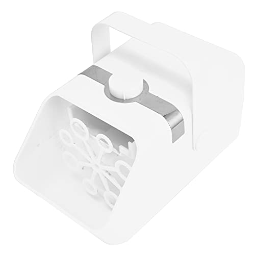 Dpofirs Bubble Machine Automatische Blasenblasenspielegug USB-Detriebenes für Bochzitzen, Geburtstage, Partys, Indenhöfe USW (White) von Dpofirs