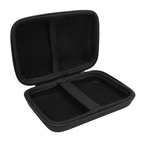 Dpofirs Eva Game Console Fall 15x5x10cm | Schocksichere Hartschale mit Netzbeutel und Zwei Reißverschluss für Handheld Konsolenzubehör von Dpofirs