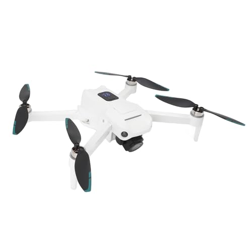 Dpofirs Faltbare Drohnen Dual Kamera, WiFi 5G RC Quadcopter Intelligenter Hindernisvermeidung, App -Steuerung, Fernbedienung mit LCD -Display, FPV Quadcopter für Anfänger (Einzelne Batterie) von Dpofirs