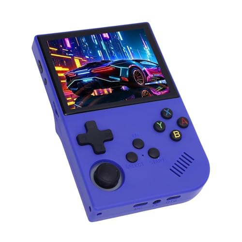 Dpofirs Retro Handheld Game Console Tragbares Videospielgerät mit 3,5 Zoll 640 X 480 Bildschirm 15000 Spiele 3500mAh Akku für Open Source -System (128G) von Dpofirs