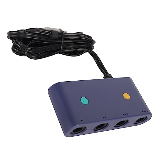 Dpofirs für Gamecube-Controller-Adapter, Game-Controller-Adapter für Wiiu PC Switch, Switch-Kabeladapter für Switch-PC, 4-Port-Game-Controller-Konverter von Dpofirs